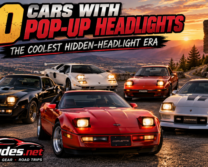 20 cars with pop-up headlights from the hidden headlight era