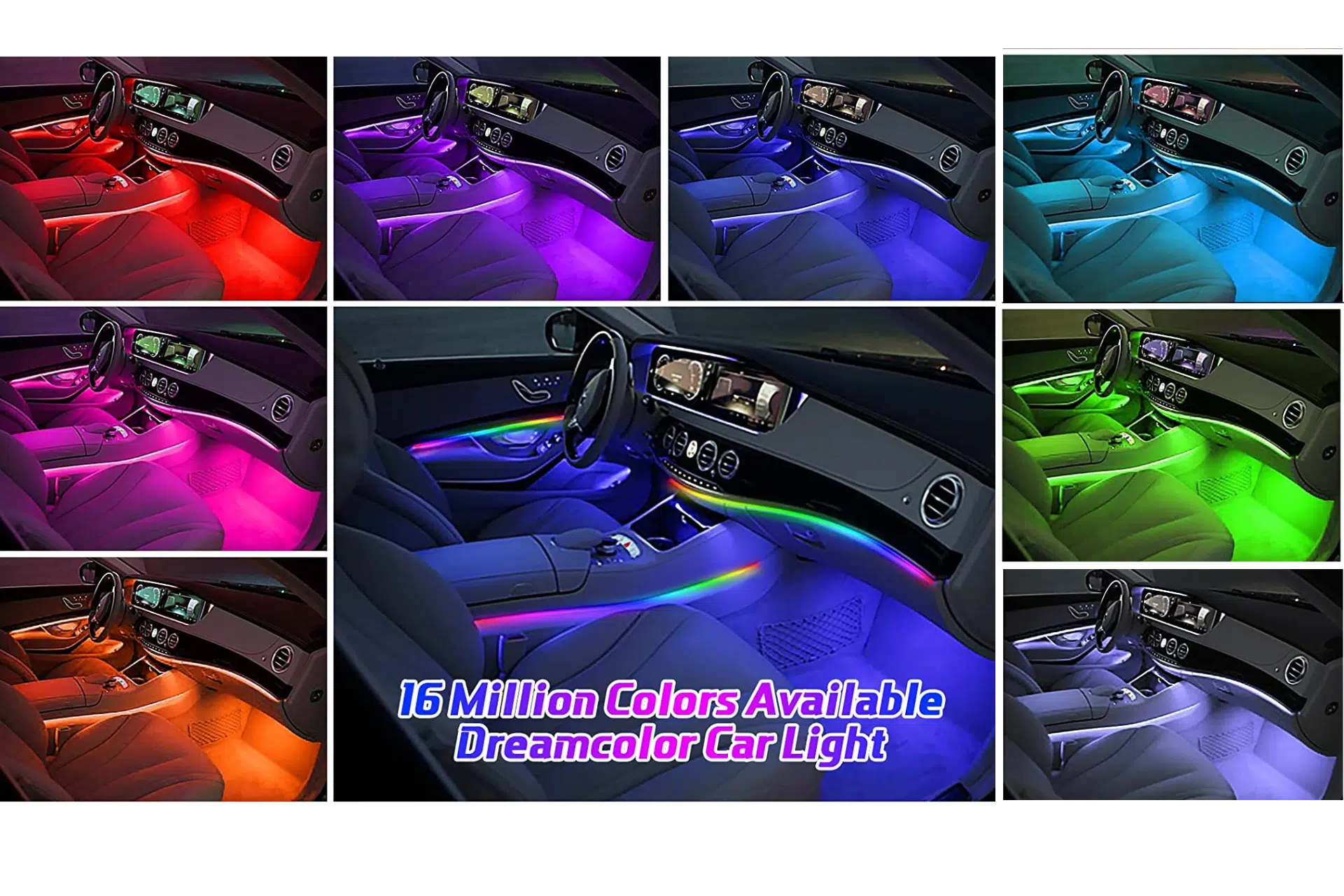 cars with ambient lighting