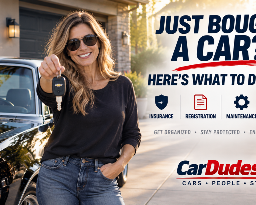 What to do after buying a car checklist for new car owners