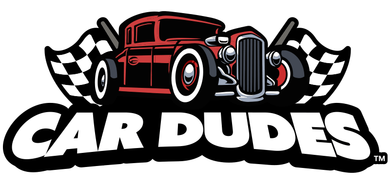 CarDudes new logo in red and black