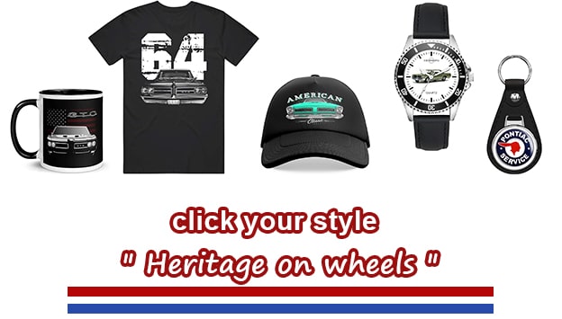 1964 GTO merch from CarDudes.net