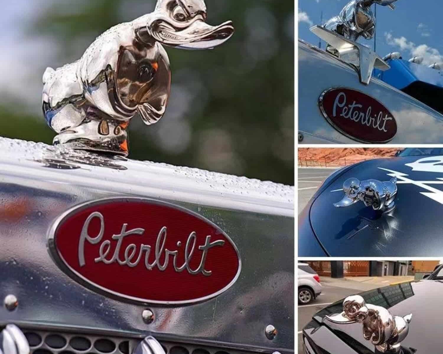BAD ASS DUCK-CHROME HOOD ORNAMENT
