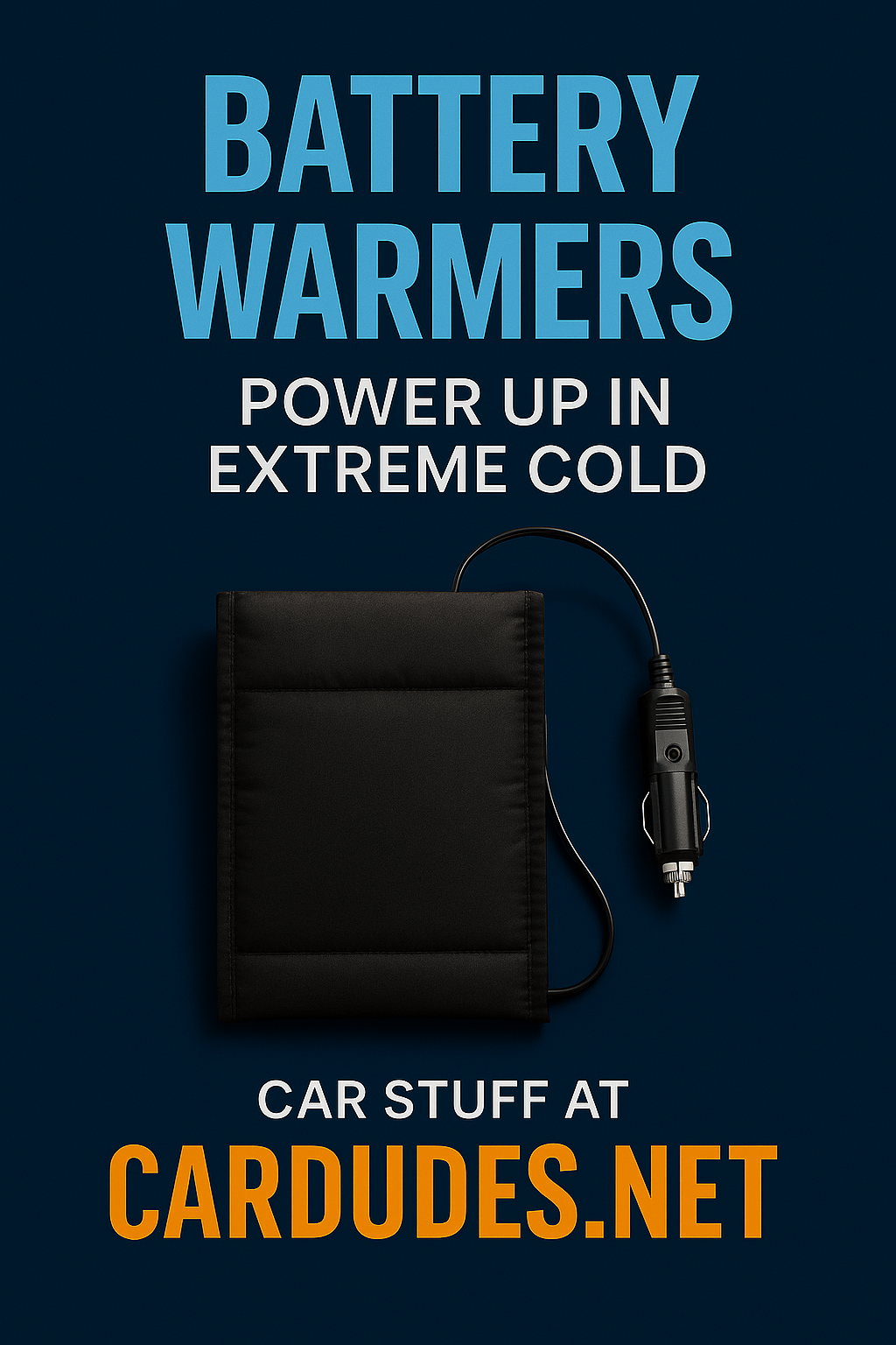 Battery warmer winter car accessory CarDudes.net