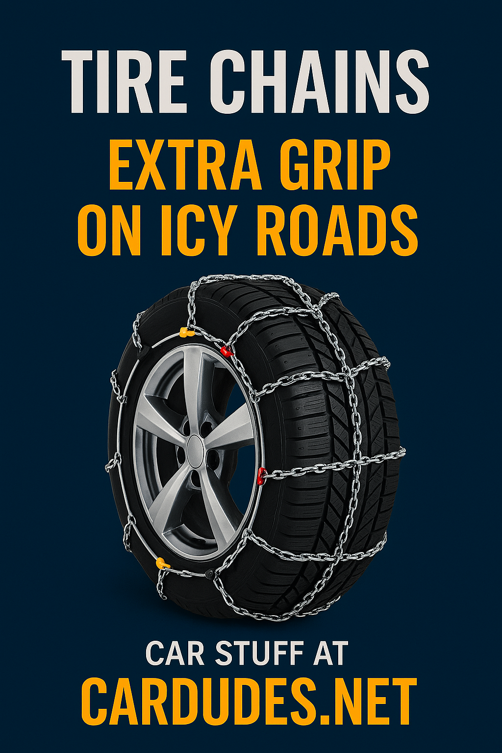 Tire chains winter driving CarDudes.net
